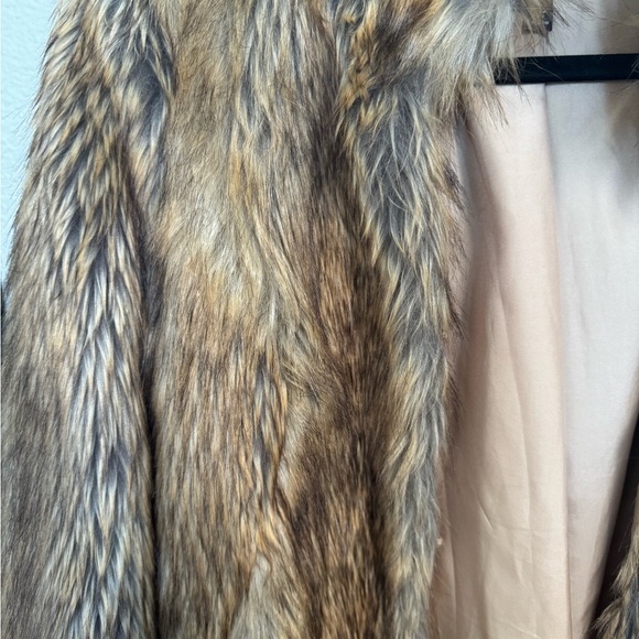 Topshop Faux Fur Coat - Size US 4 - Picture 6 of 8